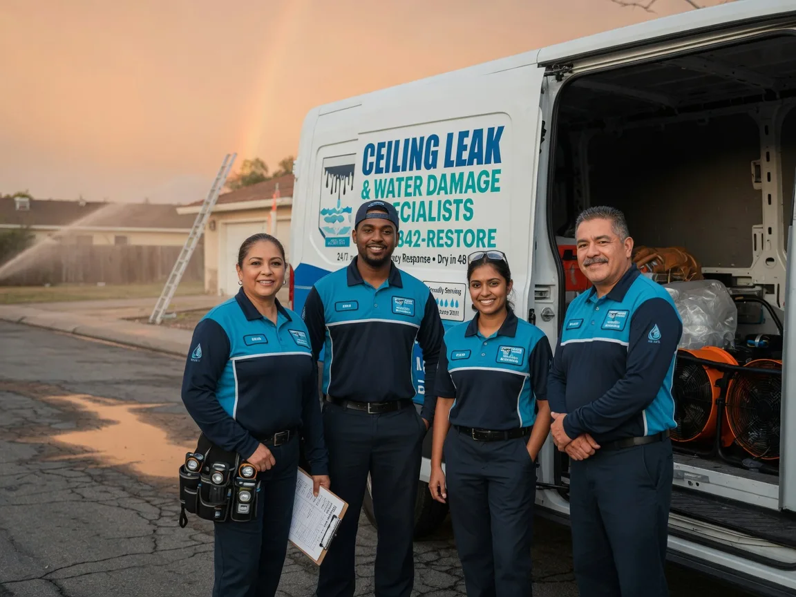 Ceiling Leak Cleanup company in Rice, TX